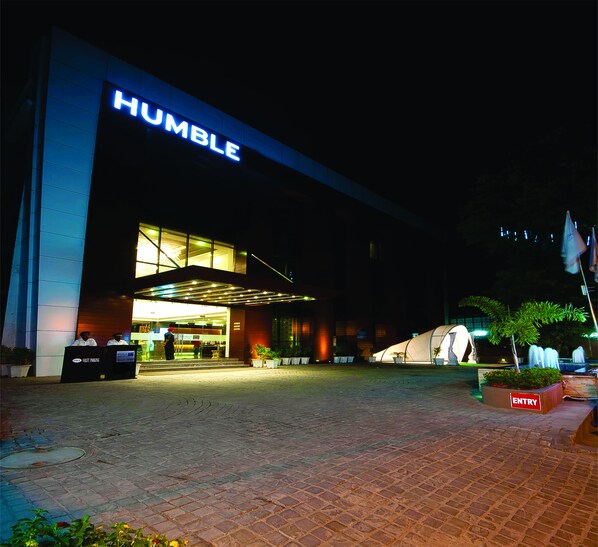 Front of property – evening/night