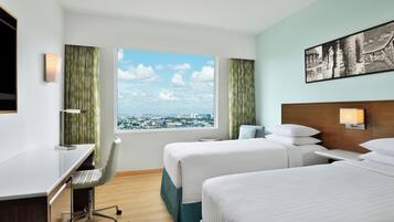 Room, 2 Single Beds | 1 bedroom, premium bedding, down duvets, minibar