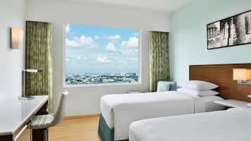 Room, 2 Single Beds | 1 bedroom, premium bedding, down duvets, minibar