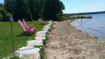 Playa privada y vóley playa