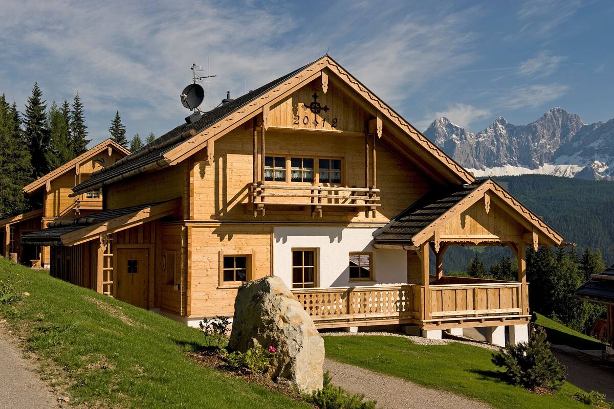 特級小木屋, 4 間臥室, 桑拿, 山景 (Alpenfürst - Cleaning Fee 195€) | 高級寢具、房內夾萬、書桌、隔音