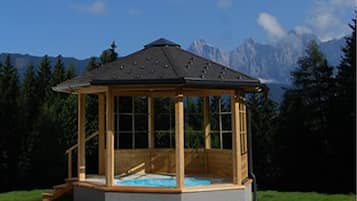 Outdoor pool, a natural pool