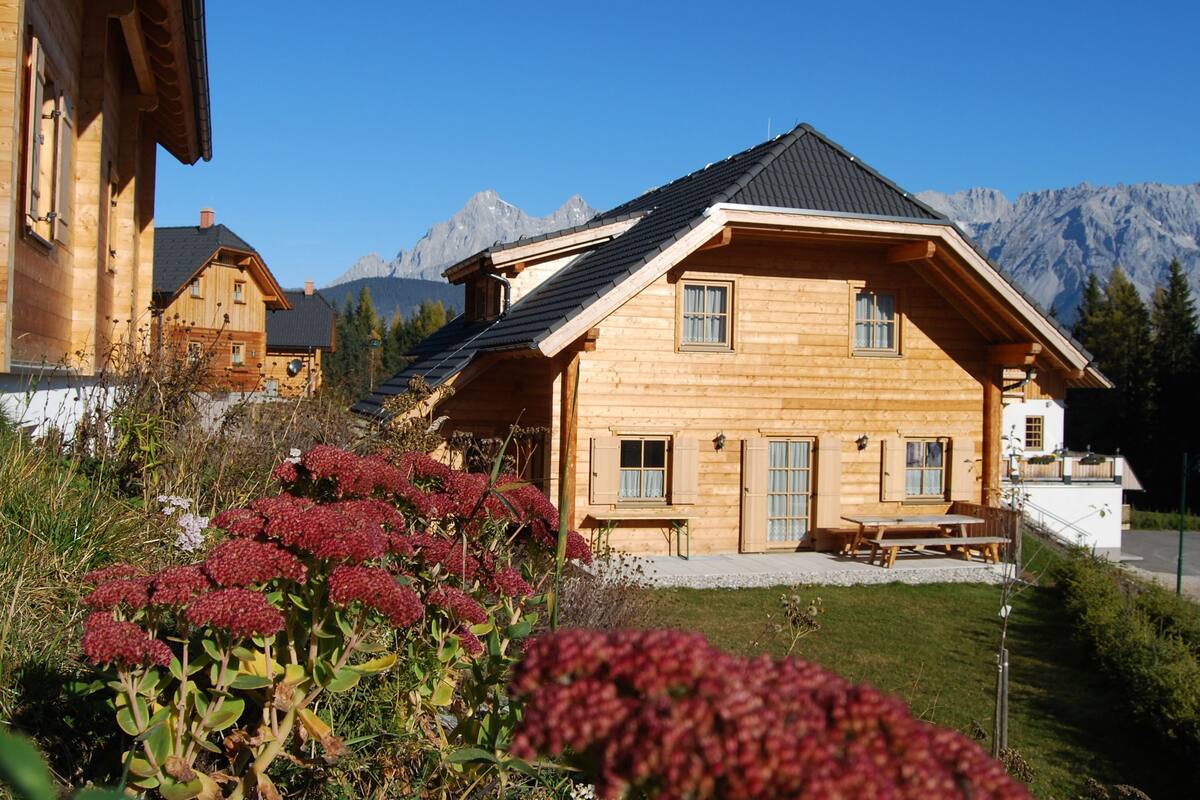 舒適小木屋, 6 間臥室, 桑拿, 山景 (Dachstein - Cleaning Fee 190€ ) | 高級寢具、房內夾萬、書桌、隔音