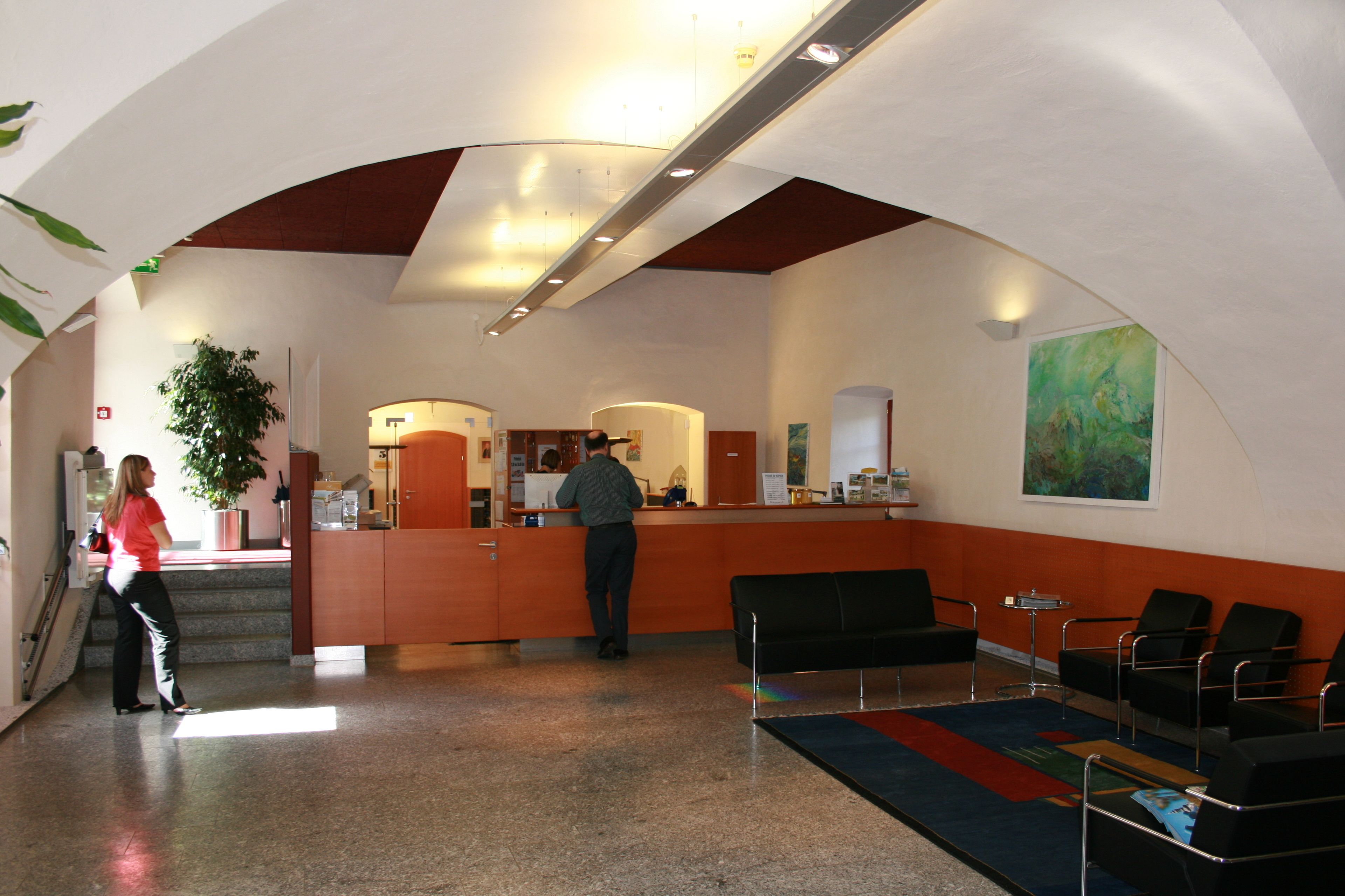 check-in/check-out kiosk