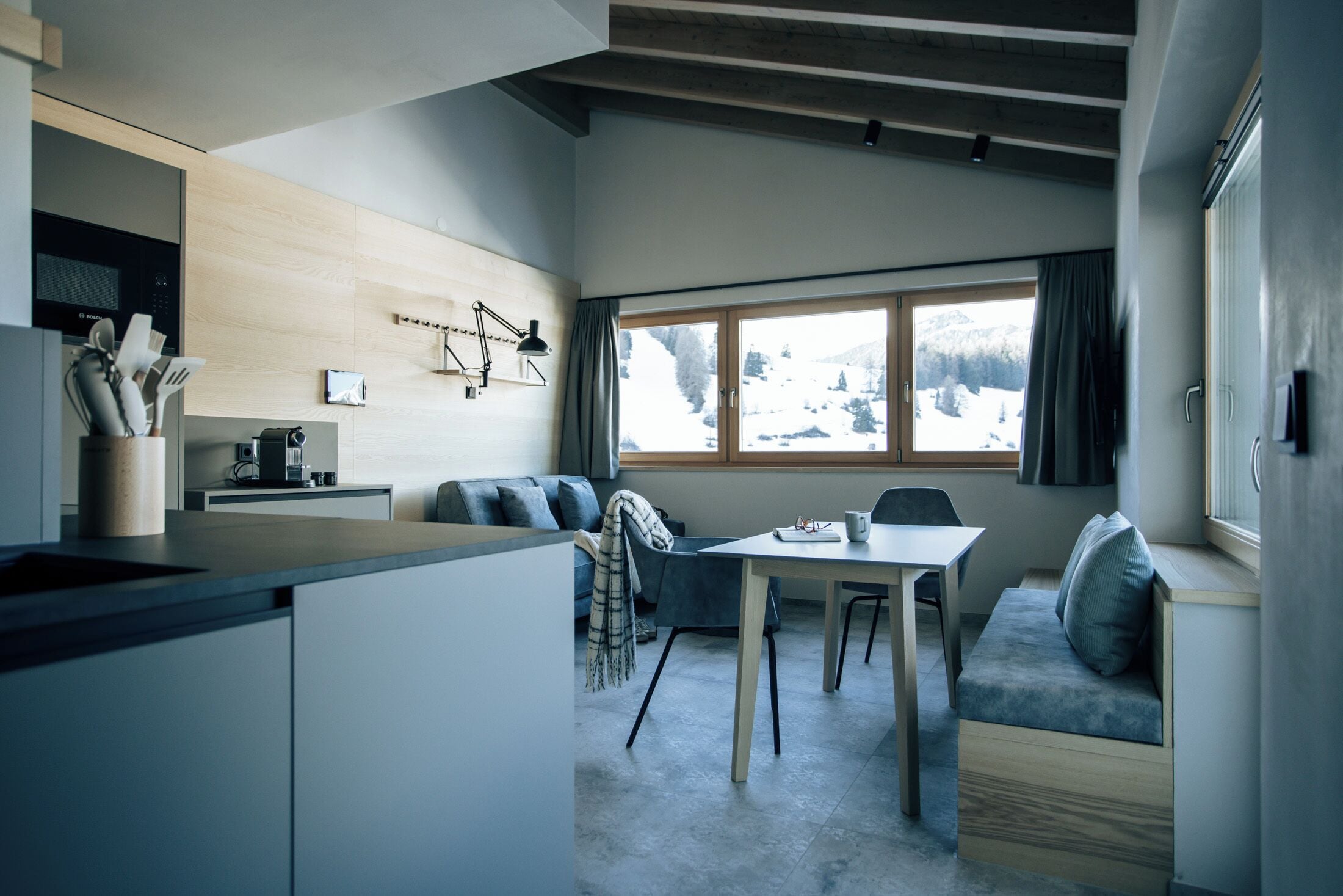 Apartment, Terrasse, Bergblick (Bergbegegnung L) | Wohnbereich