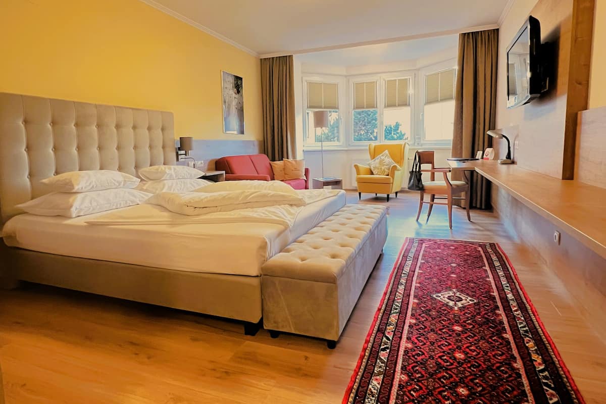 superior double room, garden view, garden area | 1 bedroom, hypo-allergenic bedding, in-room safe, free wifi