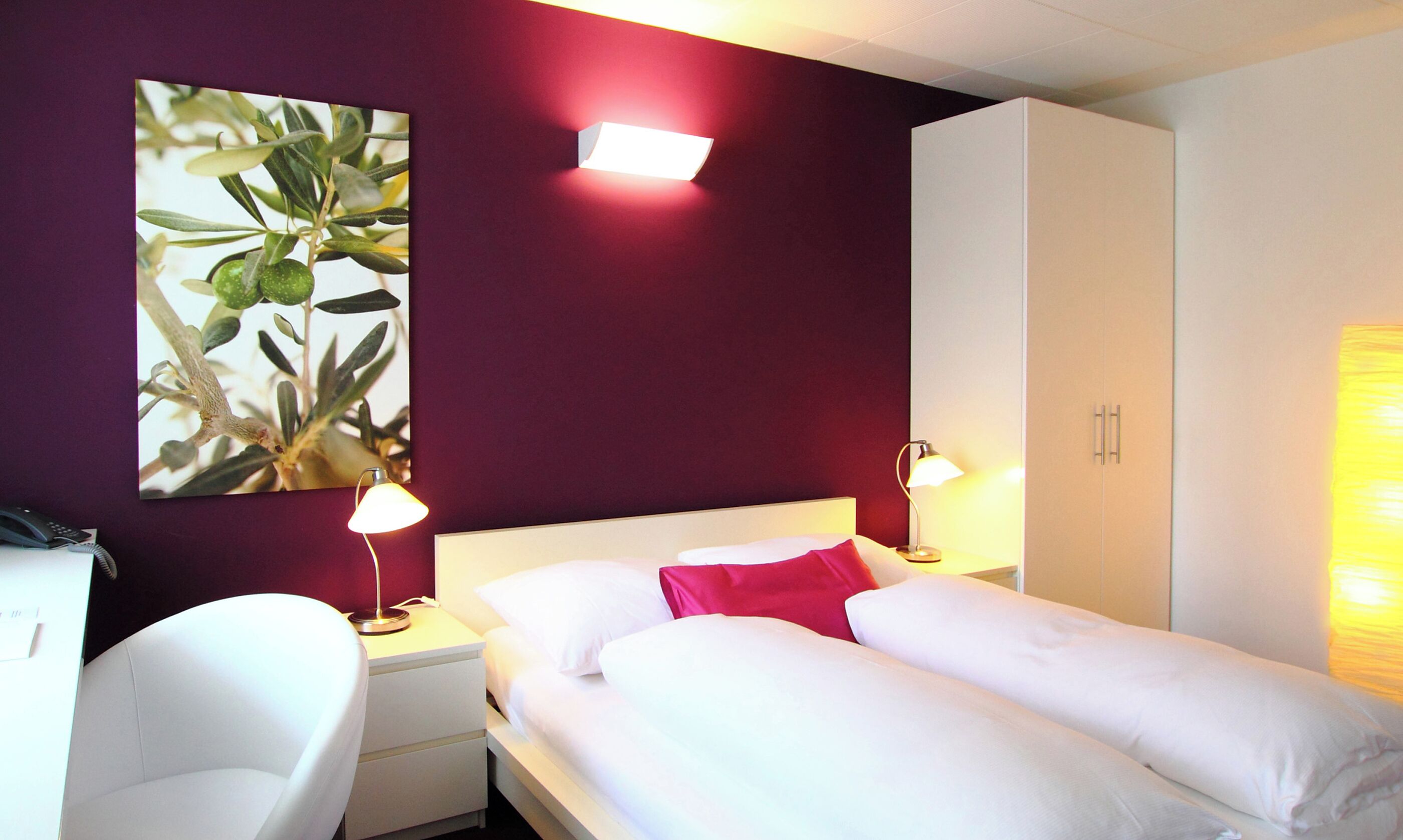 Basic Double Room, Non Smoking, Balcony | Minibar, in-room safe, desk, laptop workspace