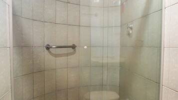Bathroom | Shower, towels, soap, shampoo