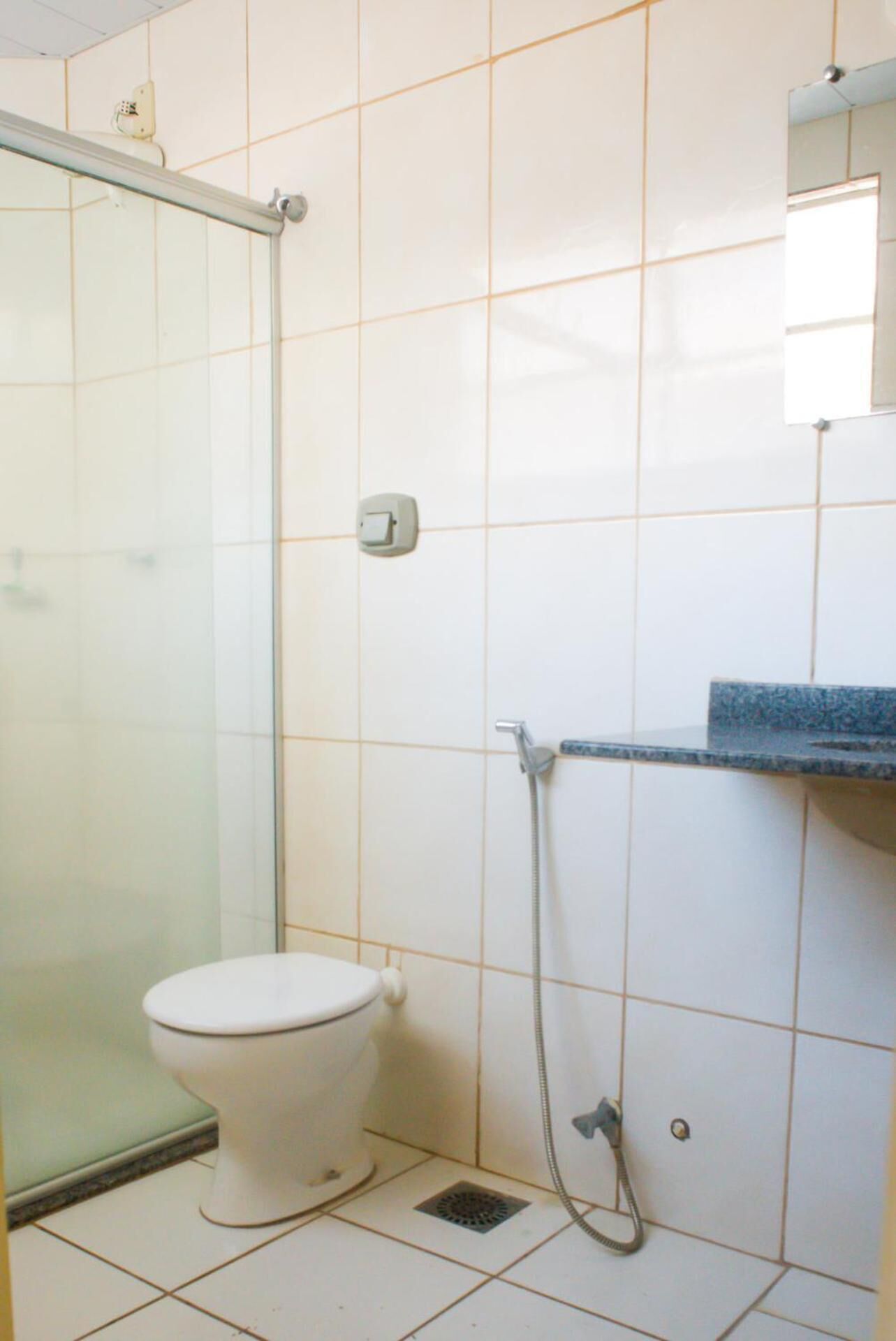 shower, towels, soap, shampoo