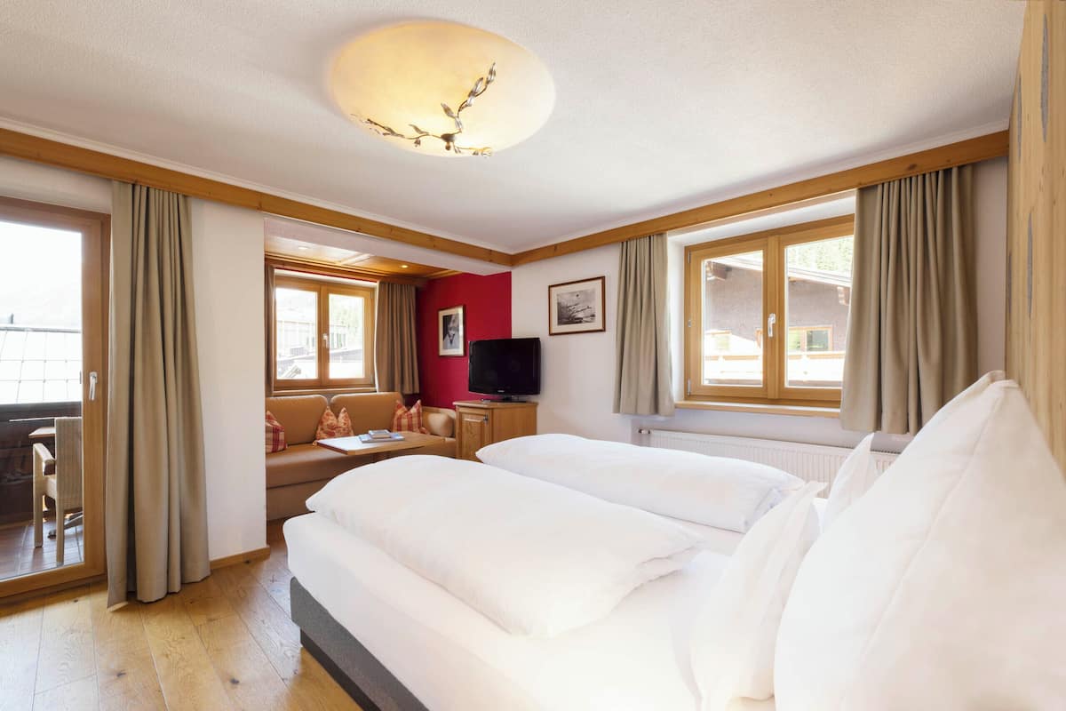 Deluxe tweepersoonskamer | 1 slaapkamer, een kluis op de kamer, gratis wifi, beddengoed