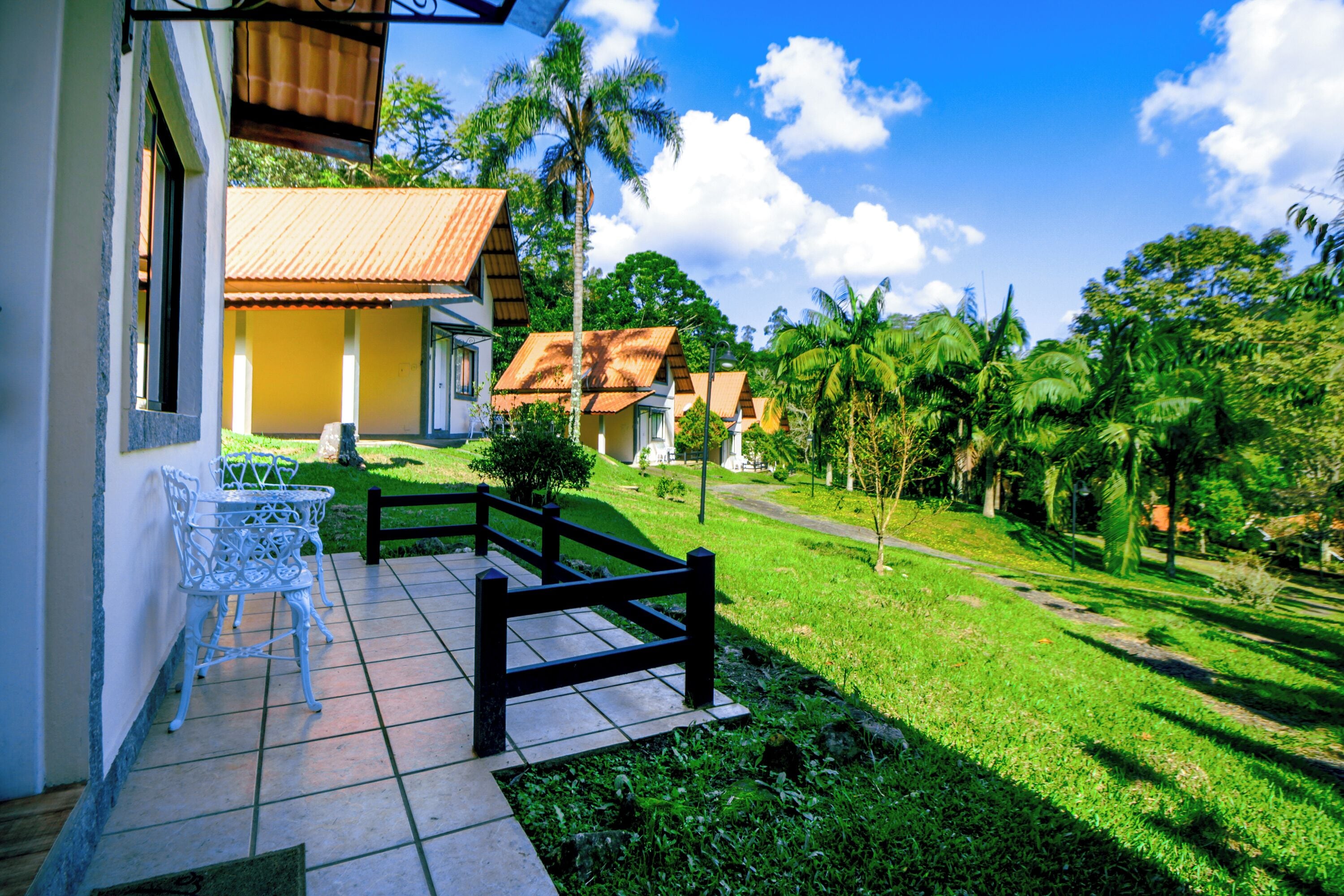 Luxury Chalet, Jetted Tub | Balcony view