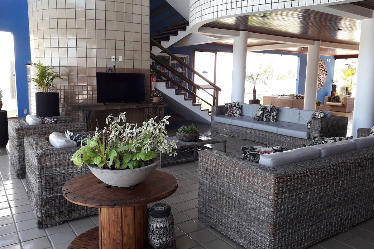 standard room, sea view, sea facing | living area | 32-inch led tv with cable channels, tv