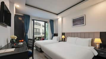 Minibar, Zimmersafe, Schreibtisch, schallisolierte Zimmer