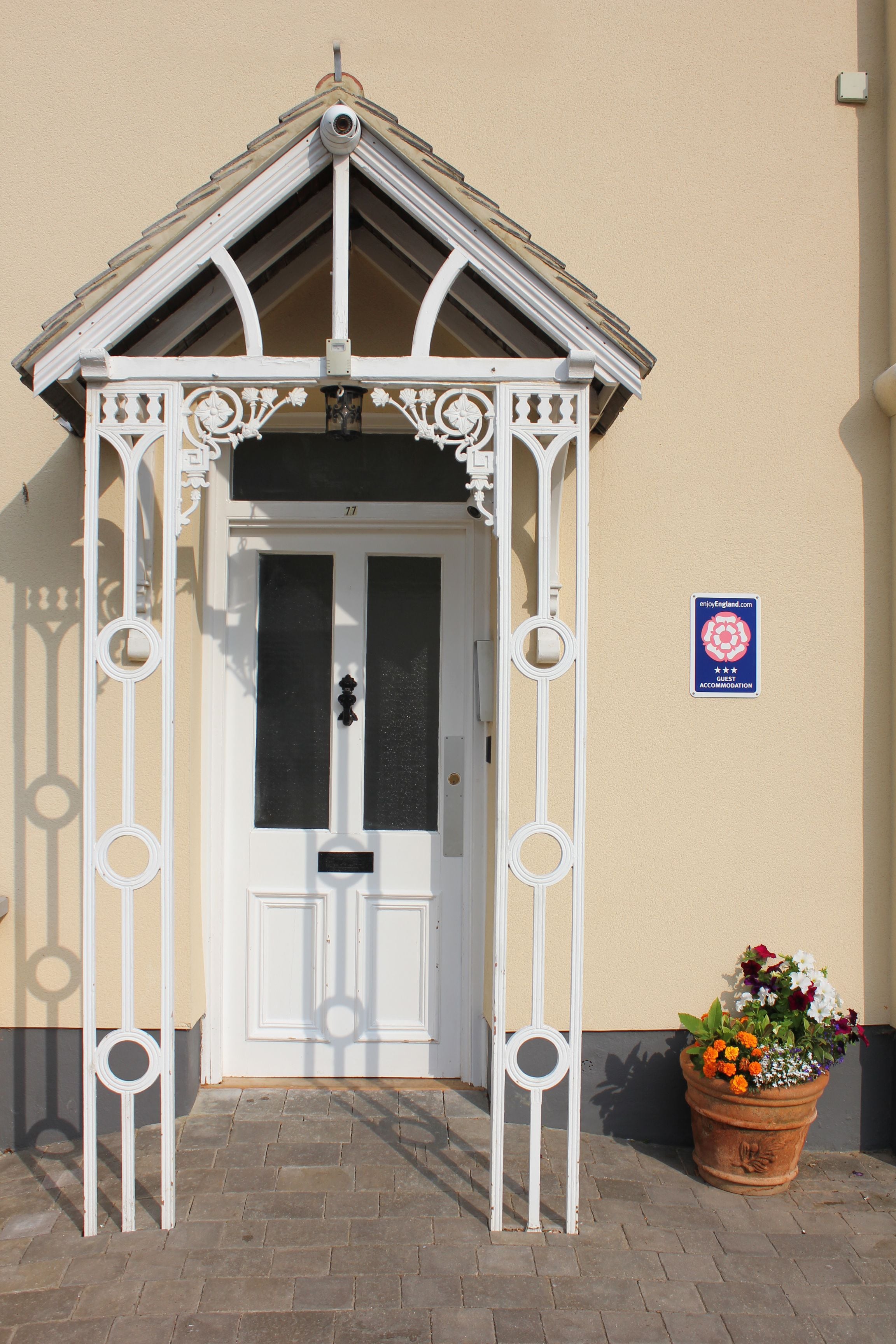 Entrada de l'allotjament