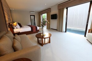 Villa, 2 Bedrooms, Private Pool | Premium bedding, memory foam beds, minibar, in-room safe - Uppala Villa & Spa Umalas (Kerobokan)