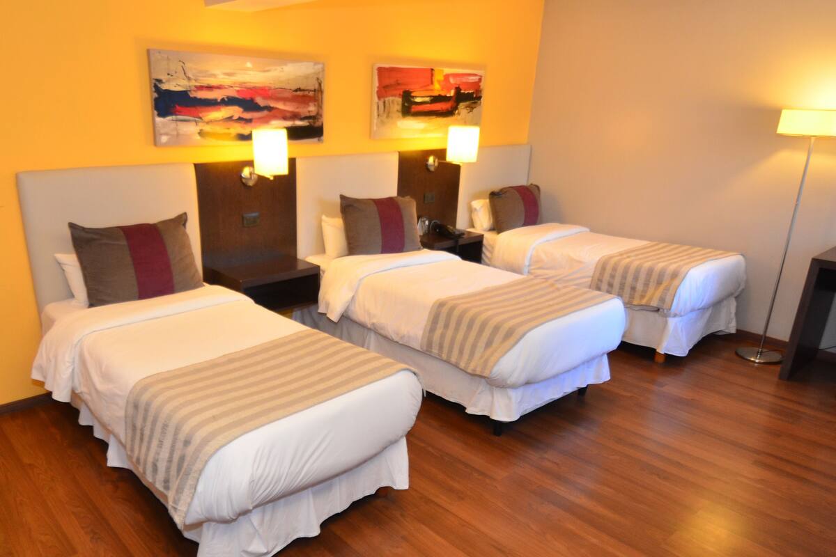 Superior Triple Room, Multiple Beds | Premium bedding, pillowtop beds, minibar, in-room safe
