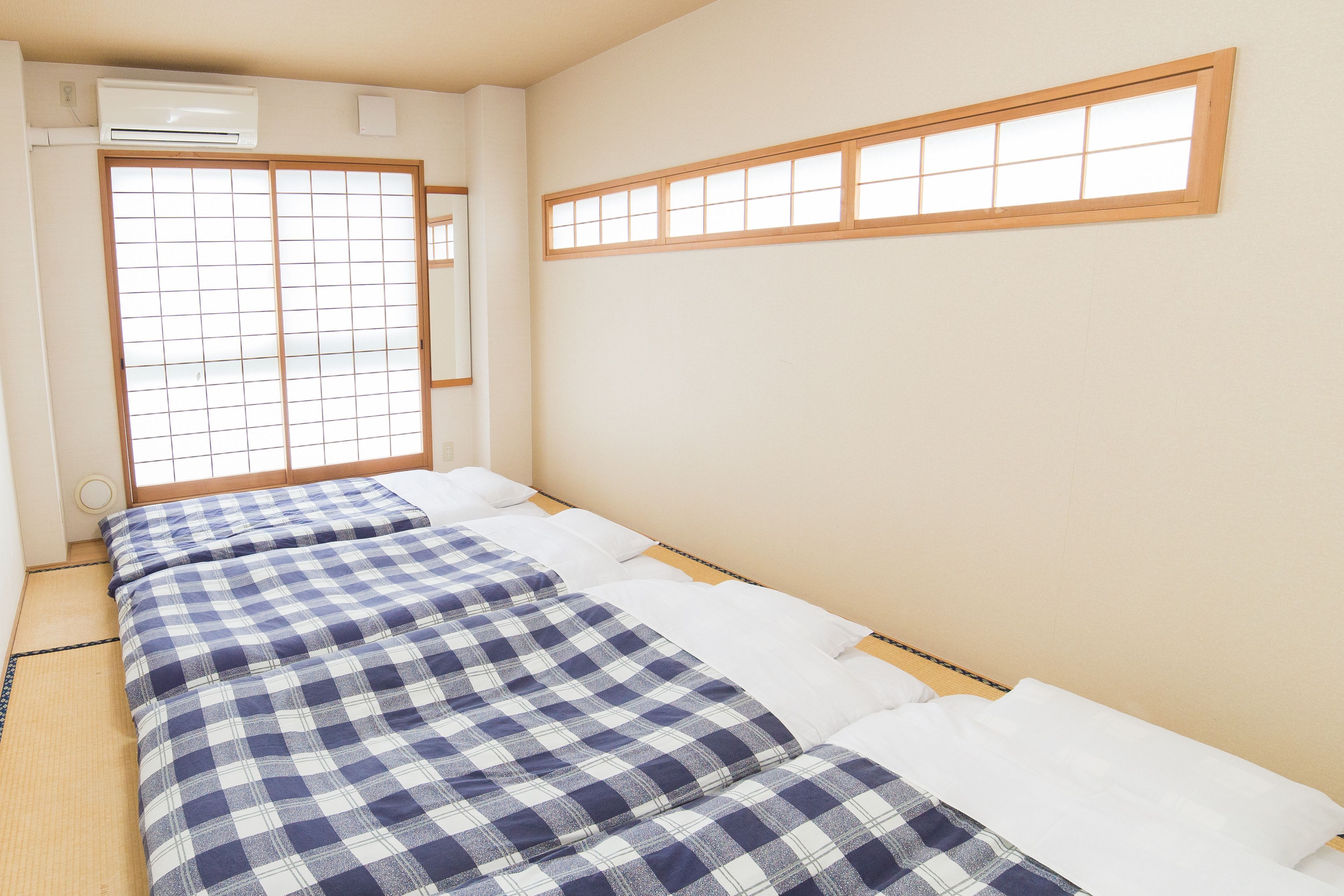 4-Persons Japanese Room(Shared Bathroom) | Iron/ironing board, free WiFi, bed sheets