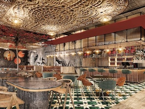 3 restaurants servant le déjeuner, le dîner et le brunch