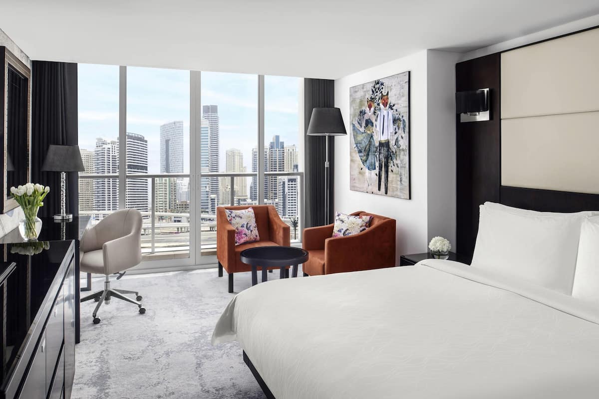 Kamar Superior, 1 Tempat Tidur King, pemandangan danau (Free Beach Access) | 1 kamar tidur, seprai katun Mesir, dan seprai premium