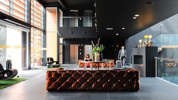 Sala de estar en el lobby