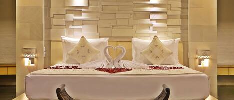 1 slaapkamer, een minibar, een kluis op de kamer, een bureau