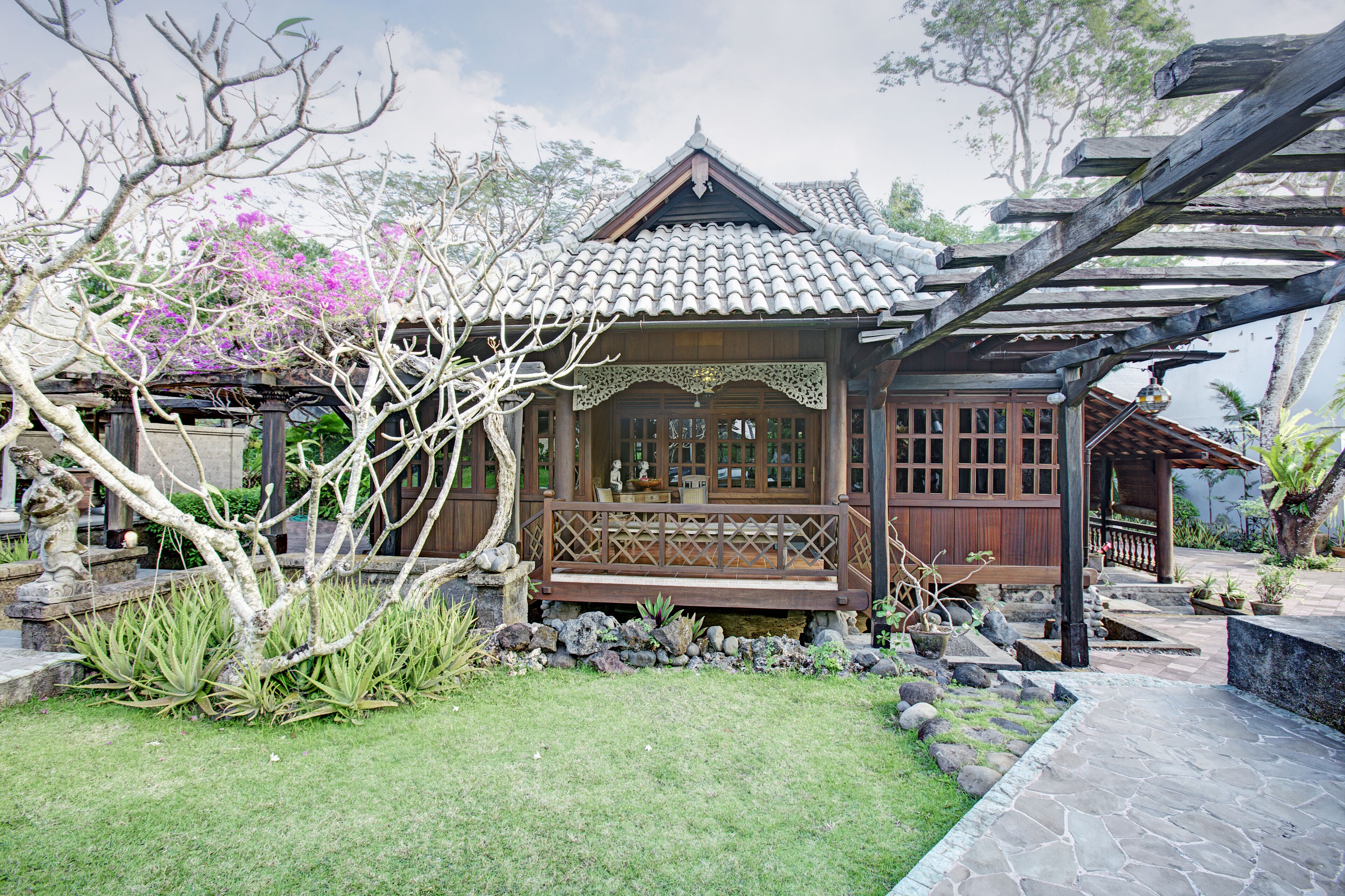 ethnic two bedroom villa | terrace/patio