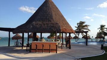 3 bars/lounges, 2 beach bars, swim-up bar, poolside bar