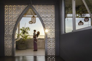 Utsikt fra overnattingsstedet