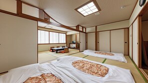 Japanese Style Room (30m²), Non Smoking | Iron/ironing board, free WiFi, bed sheets