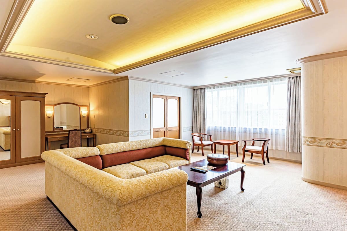Suite Room (50m²), Non Smoking | Iron/ironing board, free WiFi, bed sheets