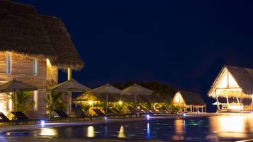 Front of property - evening/night