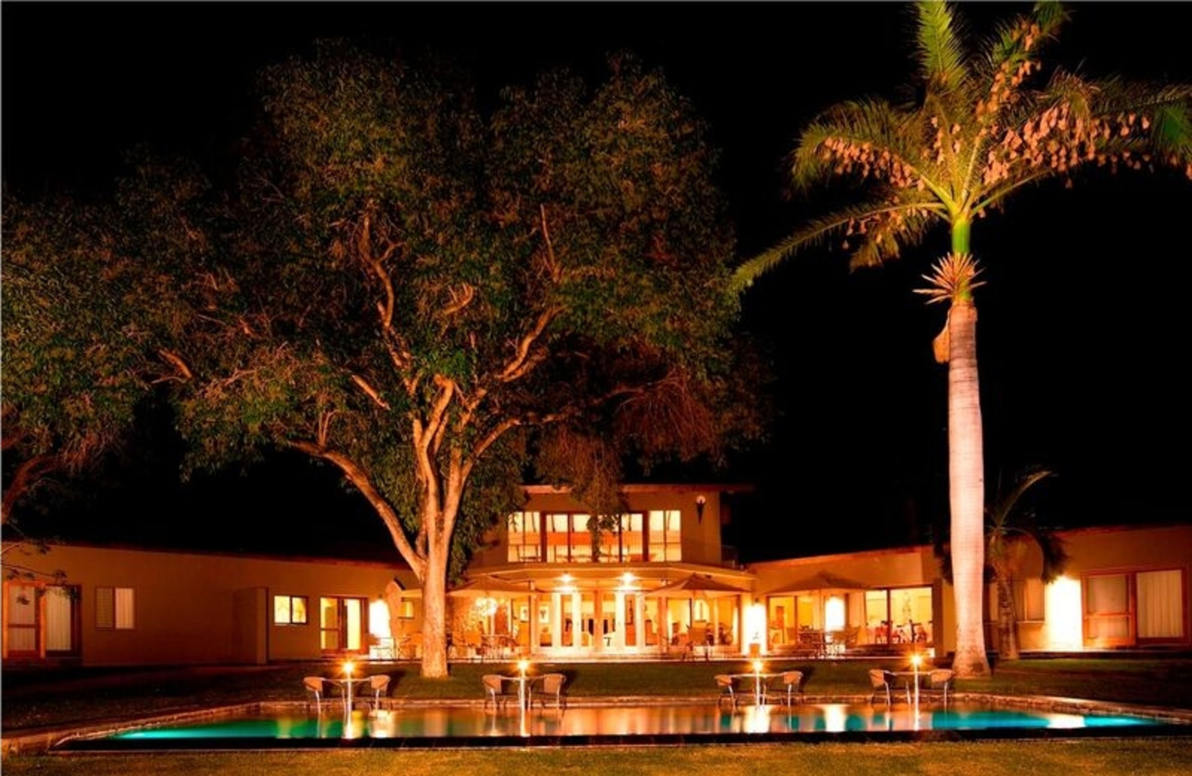 Front of property - evening/night