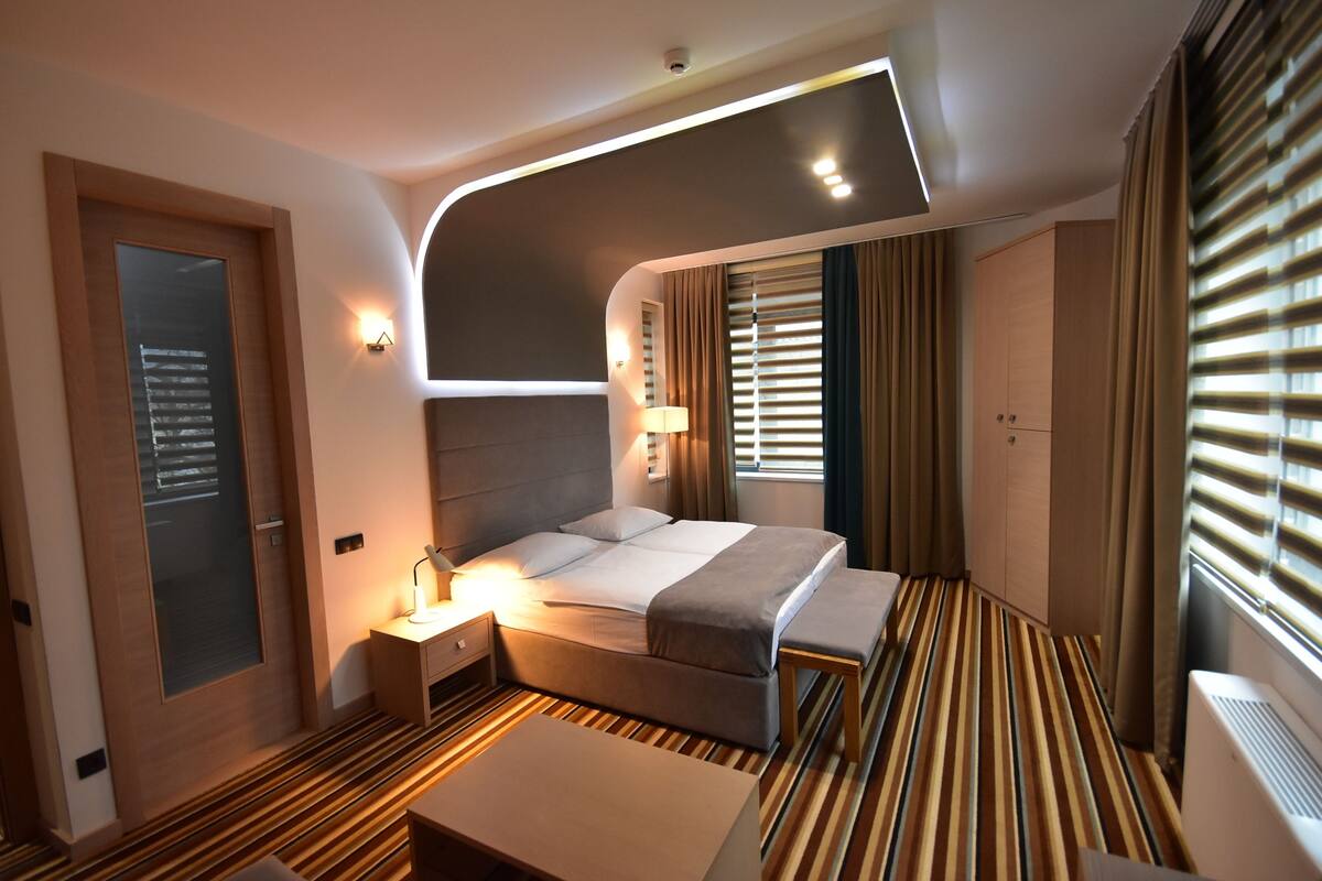 Minibar, in-room safe, soundproofing, iron/ironing board (on request)