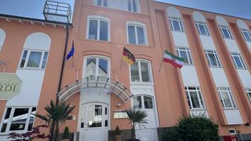 Fassade der Unterkunft