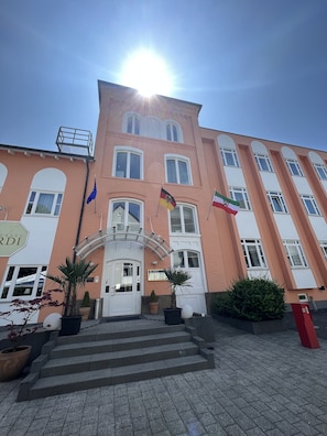 Façade de l’hébergement