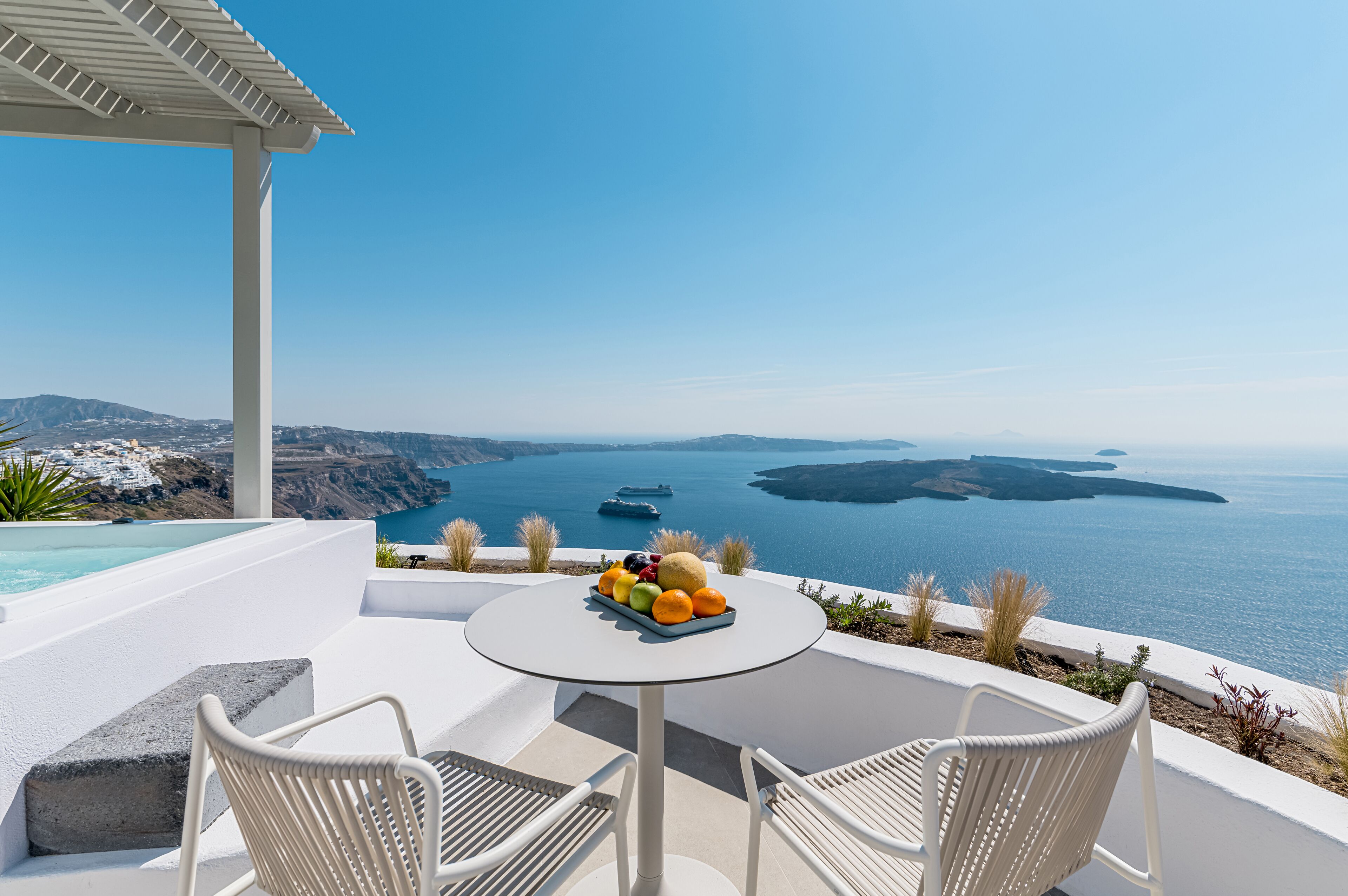 Suite, Sea View ((Outdoor Jetted Plunge Pool) Caldera) | Beach/ocean view