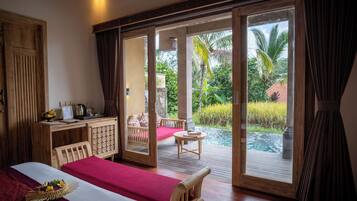 Puri Gangga Ricefield Pool Villa | View from room
