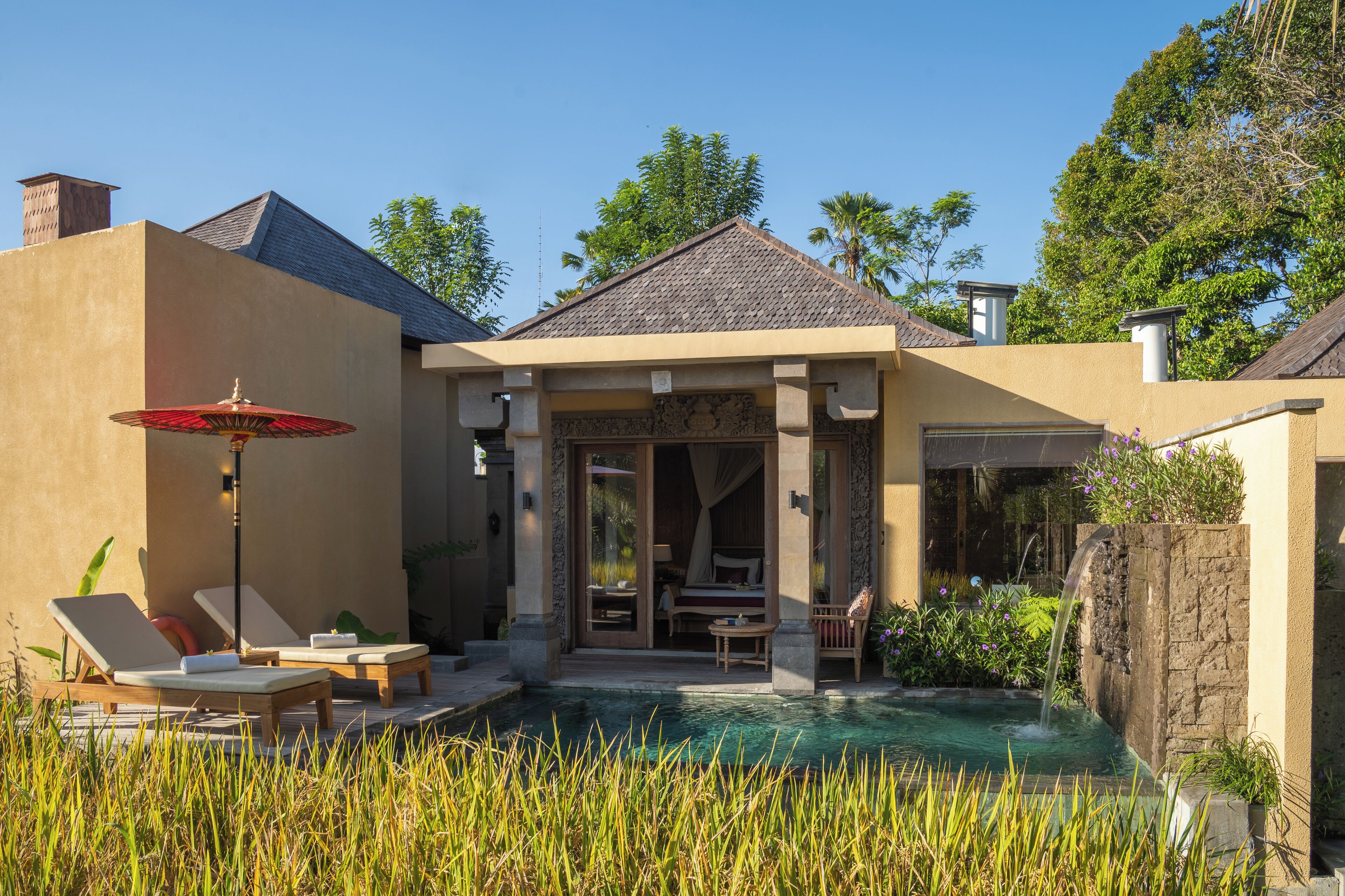 Puri Gangga Ricefield Pool Villa | Terrasse/Patio
