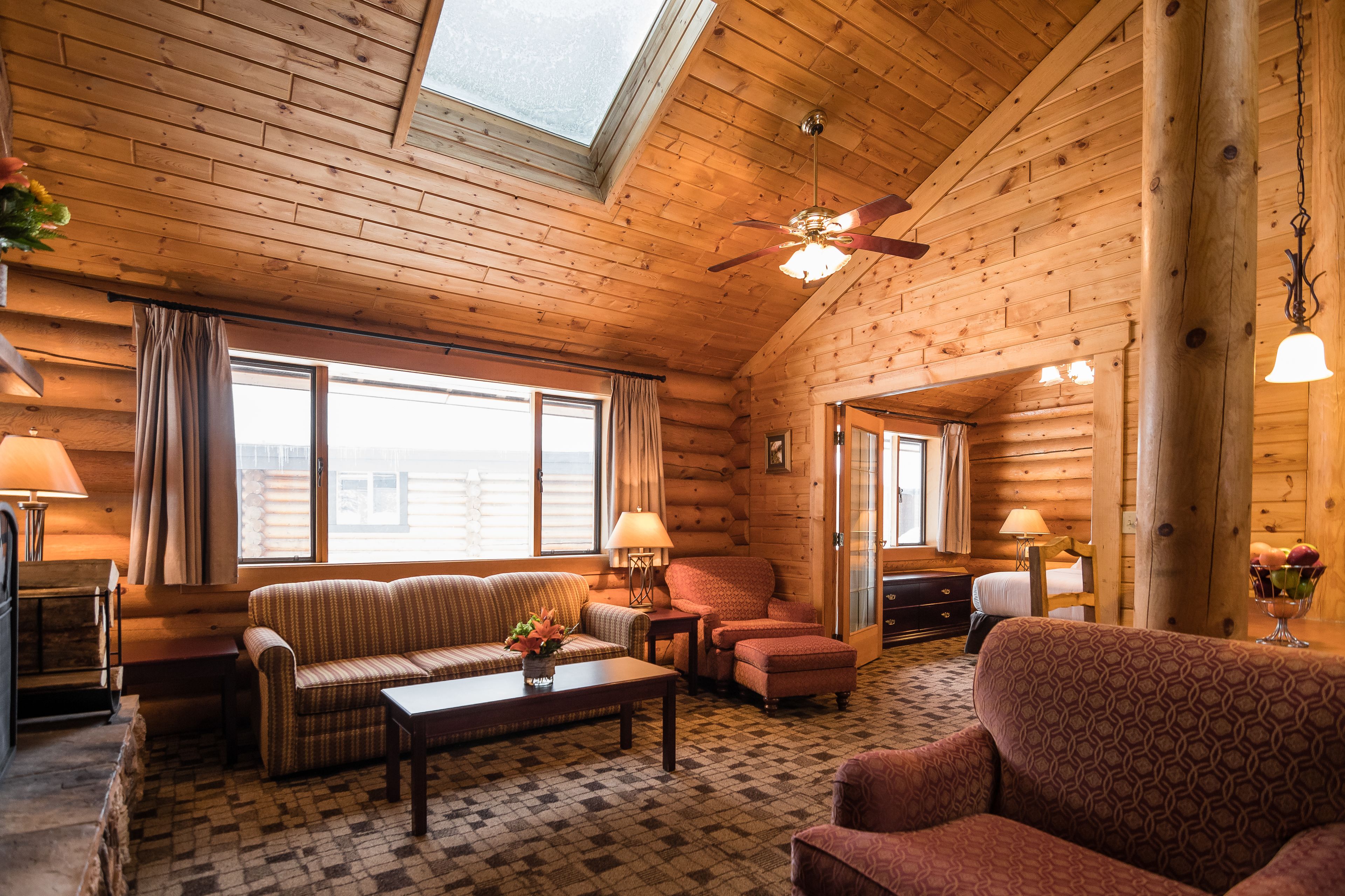 deluxe chalet, 1 bedroom | living area | flat-screen tv, fireplace, dvd player, ipod dock