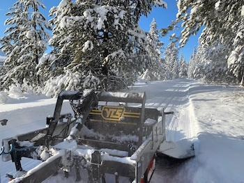 Snowshoeing at Castle Mountain Chalets