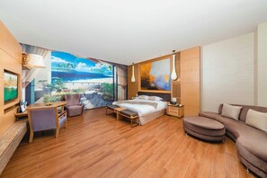 Minibar, in-room safe, alarm clocks, wheelchair access
