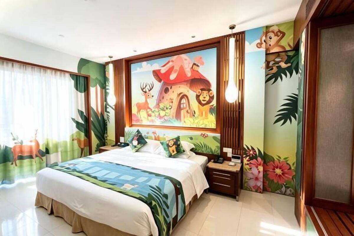 Frigobar, cofres nos quartos, despertadores