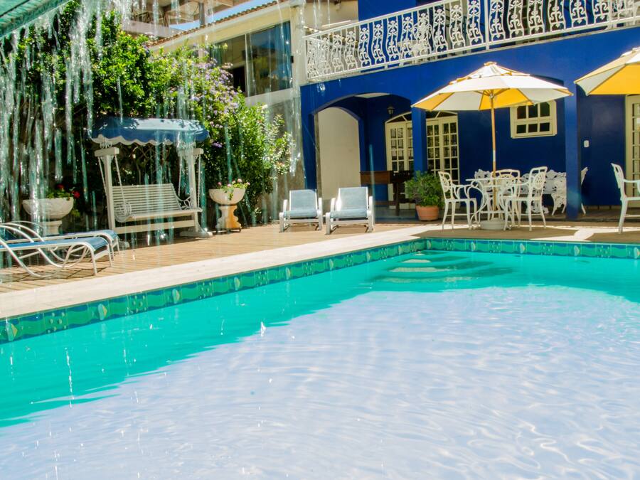 Outdoor pool, open 9 AM to 7 PM, pool umbrellas, sun loungers