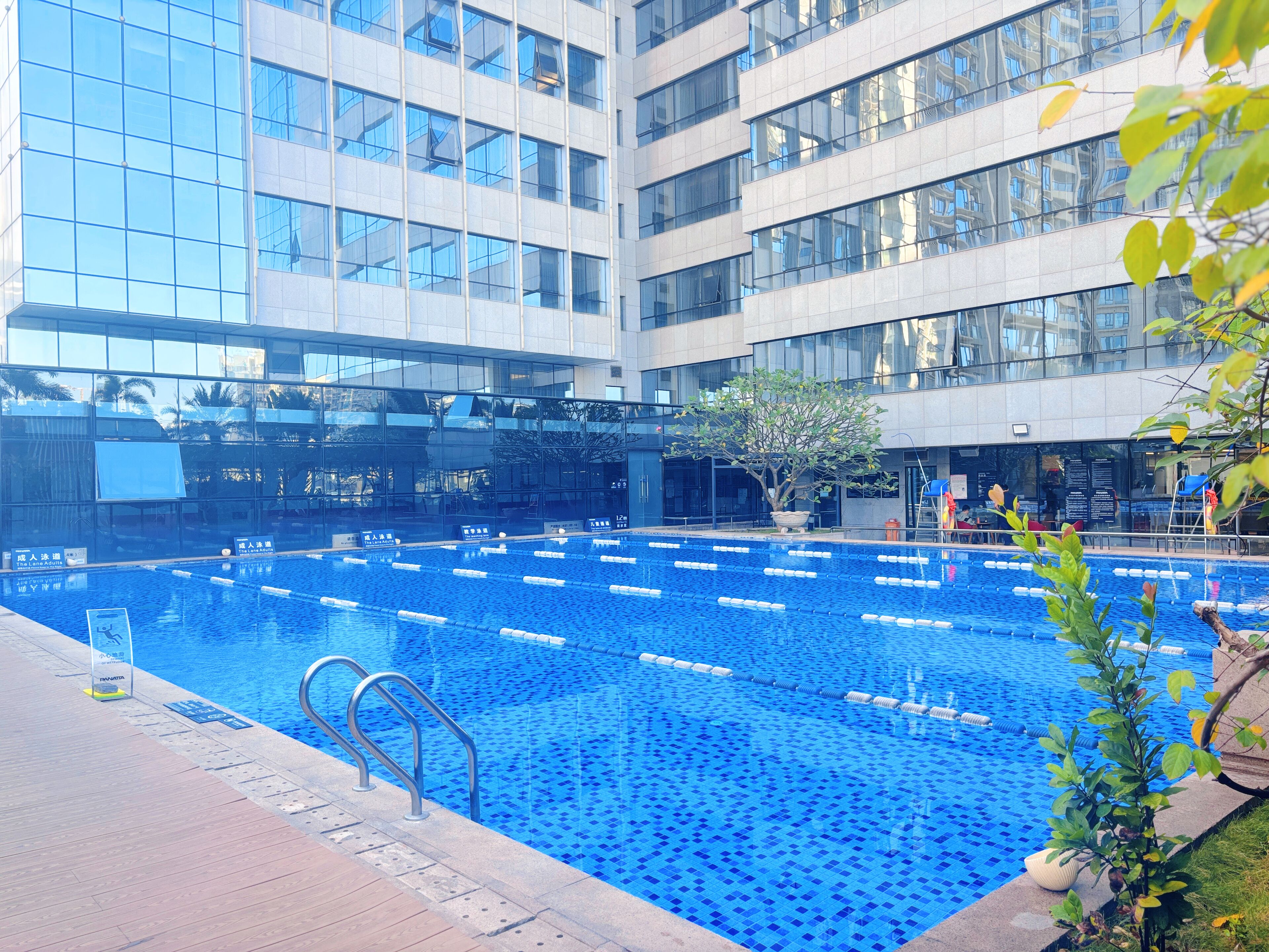 indoor pool, outdoor pool