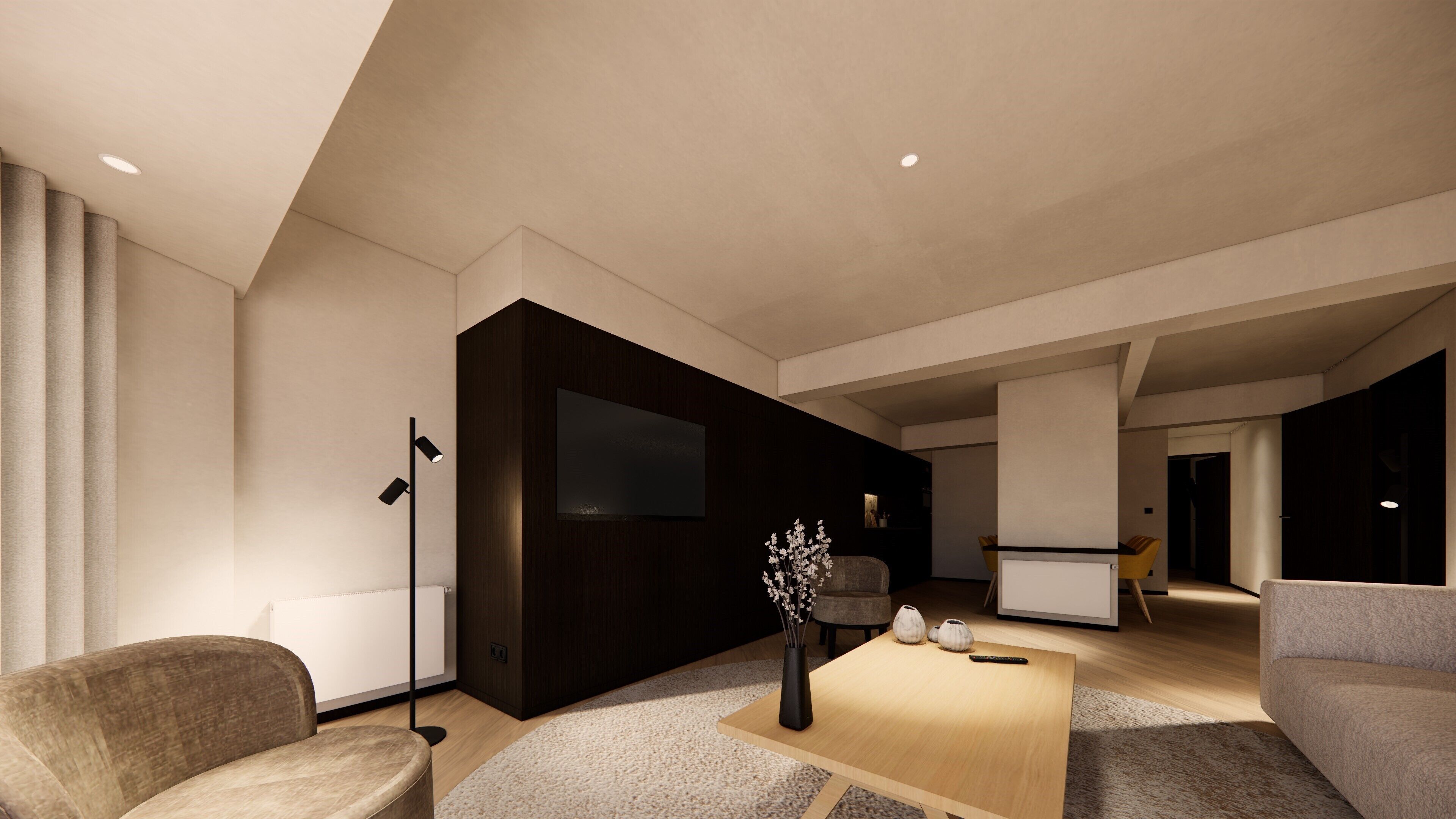 family suite | living area | flat-screen tv