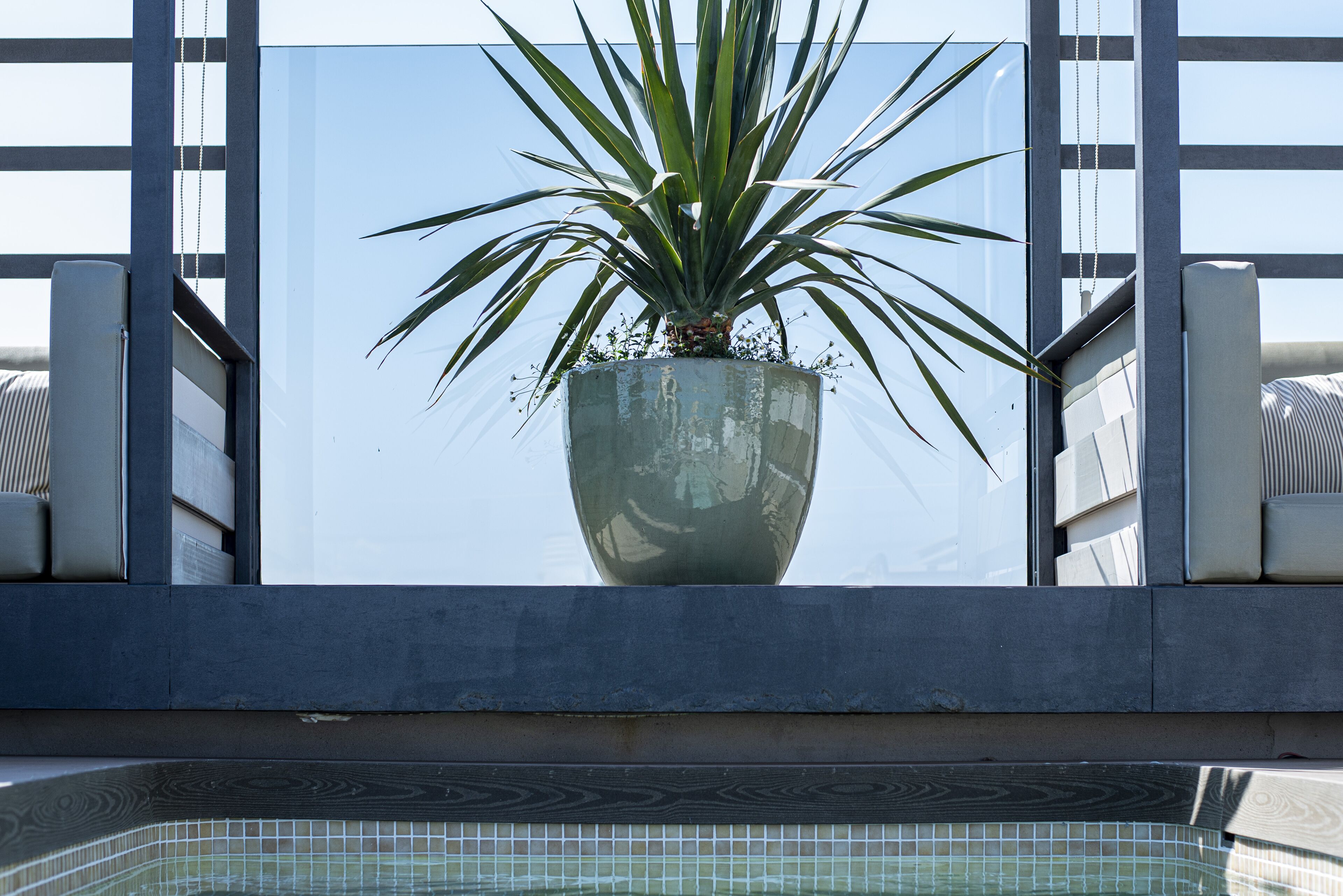 Piscina en la azotea