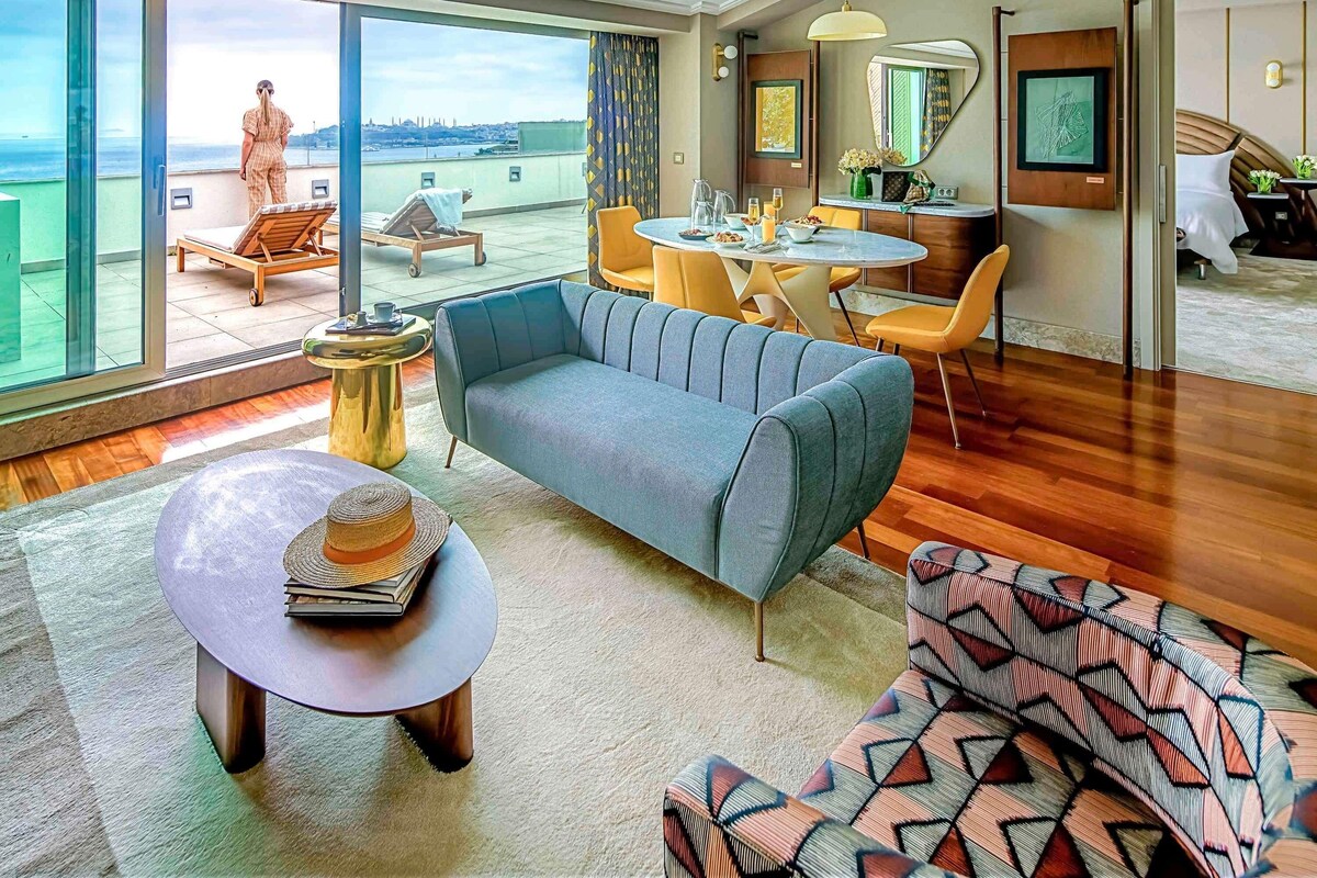 Suite, 1 soverom (The Artisan) | Sengetøy av topp kvalitet, senger med Select Comfort-madrass og minibar