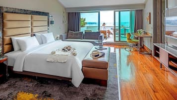 Suíte, 1 cama de casal (Bosphorus) | Roupas de cama premium, camas Select Comfort, frigobar
