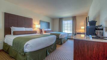 Room, 2 Queen Beds, Accessible, Non Smoking | Premium bedding, pillow-top beds, in-room safe, desk