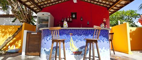 Poolside bar